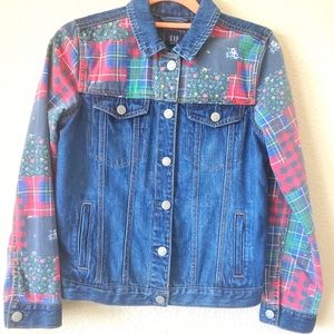 Gap Patchwork Girls Jean Jacket